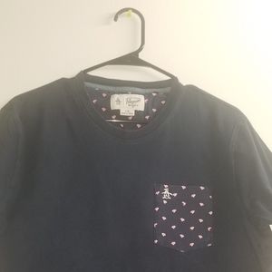 Penguin large blue shirt